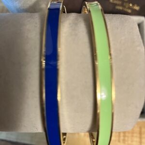 Pick One Kate Spade New York Dark Blue Or Green Bangle Bracelet